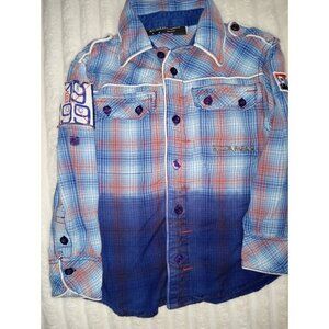 Rocawear Button Down Shirt Size 4T Toddler Fall Winter Clothes